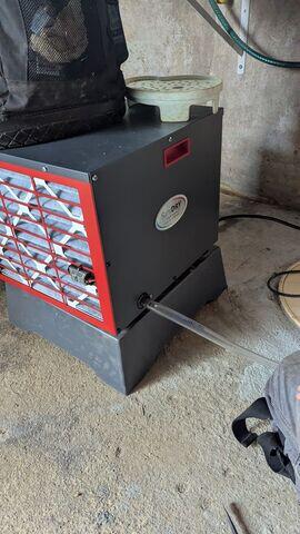 We also installed our SaniDry Sedona Dehumidifier to control humidity, prevent mold growth, and ensure the basement stays dry and healthy year-round.