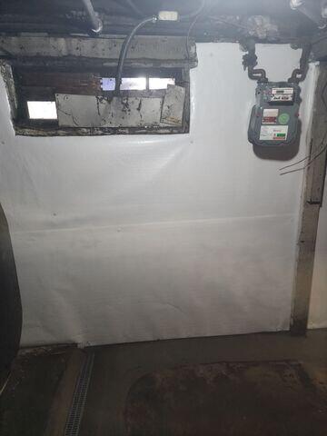 Our crew also added CleanSpace Wall Panels to block moisture and humidity from entering through the walls, helping prevent mold growth while brightening the basement's appearance.