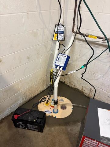 TripleSafe Sump Pump & SaniDry Sedona