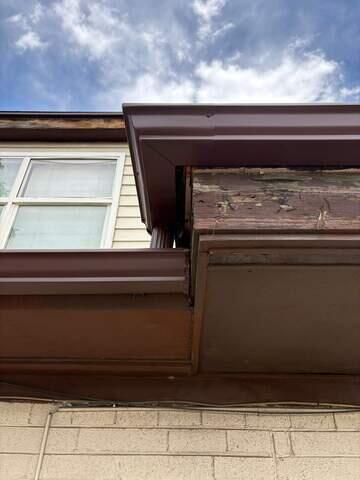 beautiful brown gutters