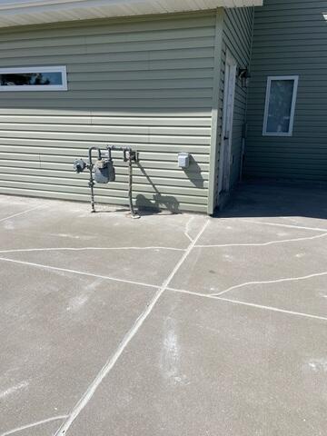 During: Derek, one of our Design Specialists, recommended lifting and repairing the damaged concrete.
