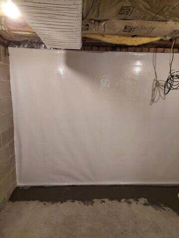 After: the crew installed CleanSpace and WaterGuard at the area