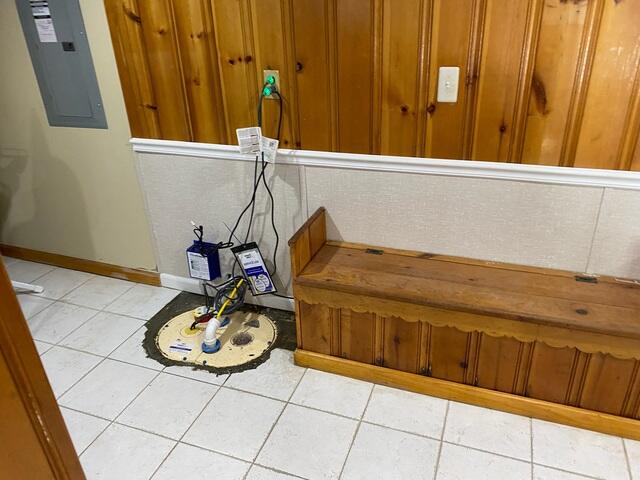 To ensure reliable water removal even during storms or power outages, we installed our TripleSafe Sump Pump System. With three levels of protection, including a battery backup, it keeps the basement dry year-round, no matter the conditions.
