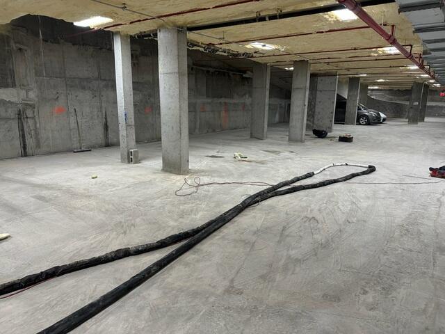 Following the installation of PolyLevel and WaterGuard, this garage is now level, dry, and protected from future water intrusion.