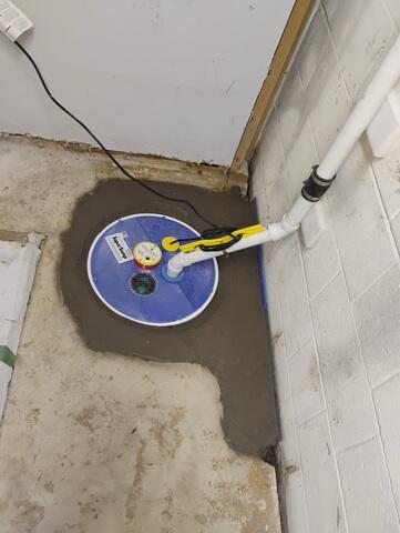 We installed our SuperSump Premier to provide powerful, efficient water removal from the basement, preventing flooding and reducing moisture buildup for a dry, protected home.
