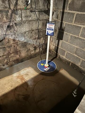 The SuperSump Premier Sump Pump was added for its high-performance reliability, ensuring efficient water removal and protecting the basement even during heavy rains.