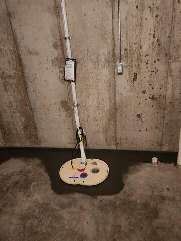 After: The homeowner was given peace of mind knowing their basement is secure.