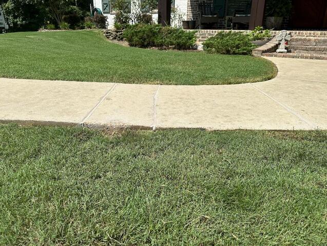 And here is the after! Notice the NexusPro now sealing each joint and crack along the walkway.