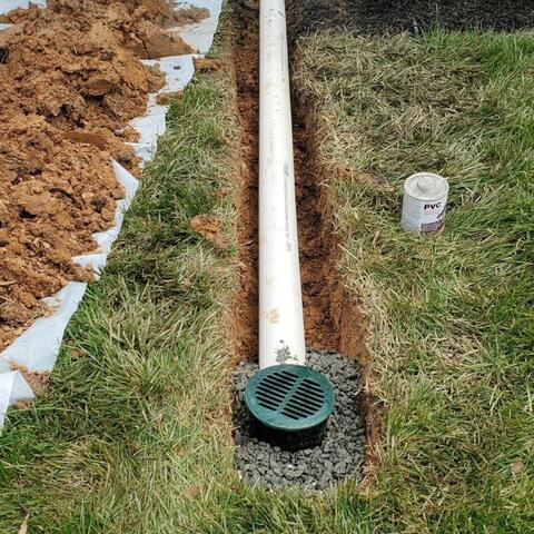 Yard drainage system