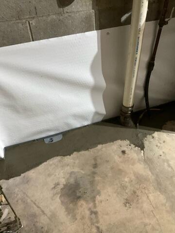 Added to create a vapor barrier and direct wall moisture into the drainage system, CleanSpace Wall Panels help prevent mold growth while giving the basement a clean, bright, and finished appearance.