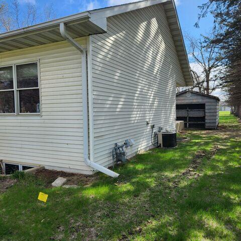 Before: Brad, one of our Design Specialists, found the best place to install the Radon Mitigation System.