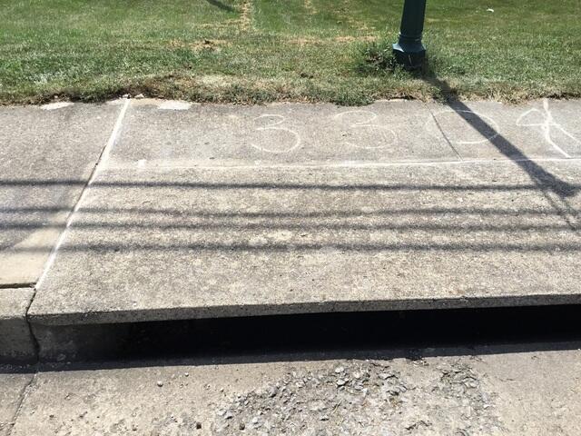 Spot 3 - After Photo: This sidewalk is now much safer to walk across.