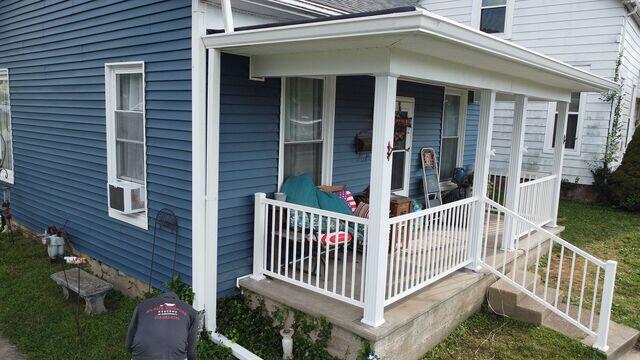 These new handrails will give the homeowners better accessibility.