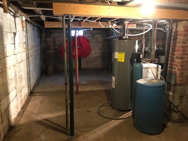 Before: The homeowner hoped to find a solution for their leaky basement.