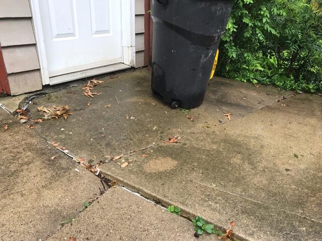 If you look closely, beneath the door frame was a minor gap, but a tripping hazard nonetheless.
