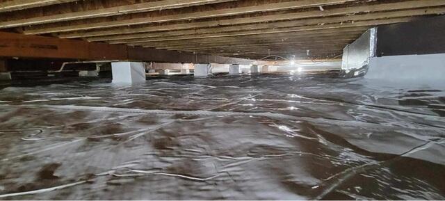 This was the photo our Foreman took after the install. You can feel just how large this project was through this photo.