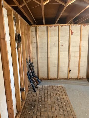 Before: Brian, one of our Design Specialists, recommended stabilizing the entire foundation.
