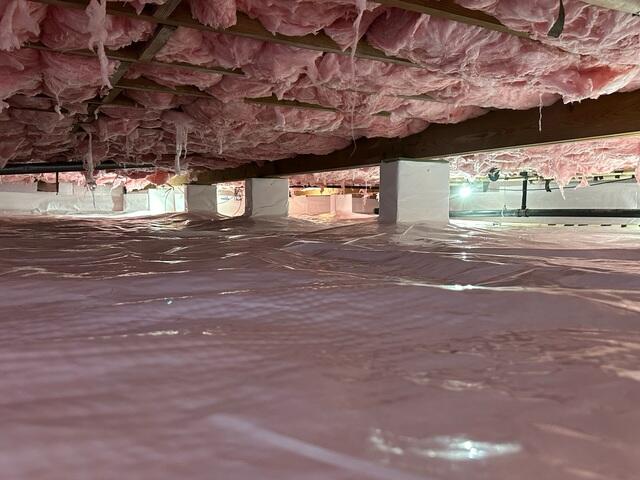 With encapsulation and a SaniDry Sedona, this crawl space is now clean, dry, and protected.