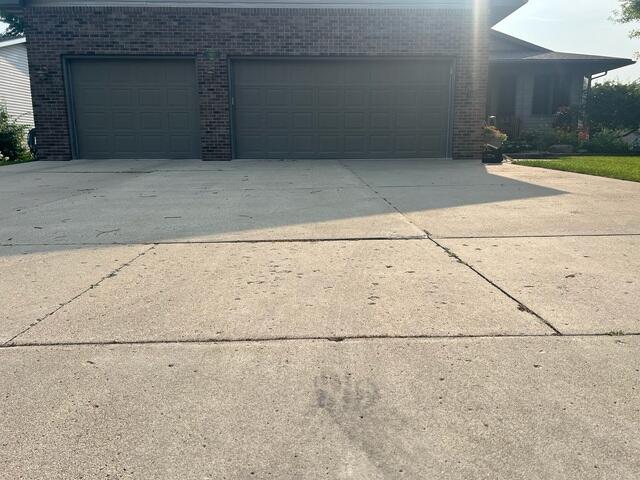 Before: Our Design Specialist, Nathan, recommended inserting PolyLevel below the sinking slabs.