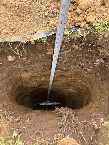 During: Our Foreman, Francisco, and his crew successfully secured all the GeoLocks throughout the foundation.