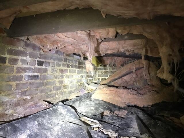 Crawl Space in need of repair
