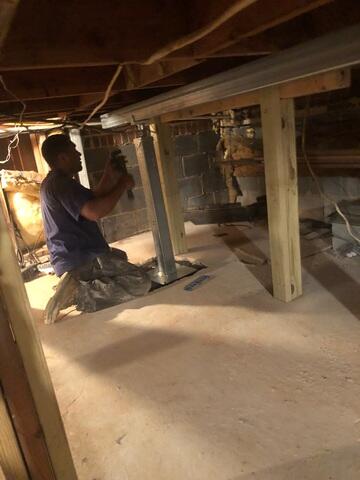 Foreman installing the Smart jacks