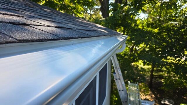 Gutter Shutter Installation...
