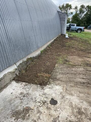 After: The homeowner was given peace of mind knowing their shed foundation was properly repaired.