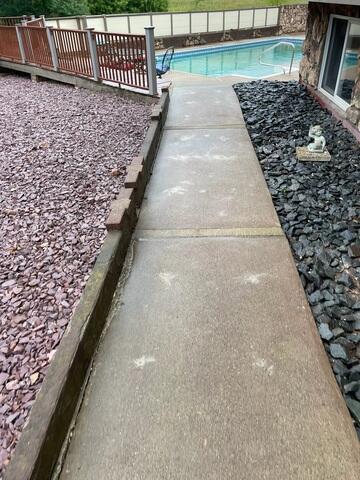 After our crew lifted the slabs with PolyLevel