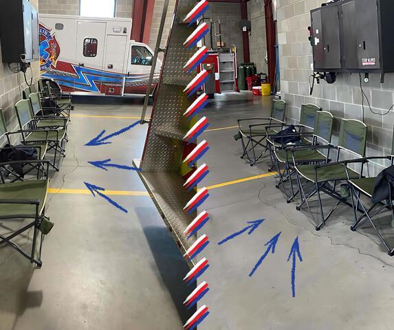 To see how we fixed this crack in the floor, scroll through the attached photos.