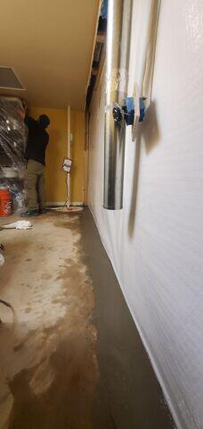 Completed Installation of Waterproofing system