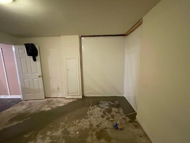 Partial waterproofing system installed in the basement of the home in Fairfax Station, VA