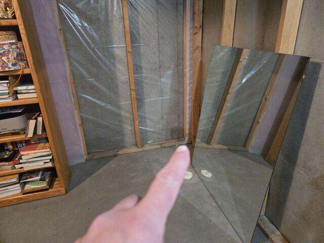 Before our crew waterproofed the area