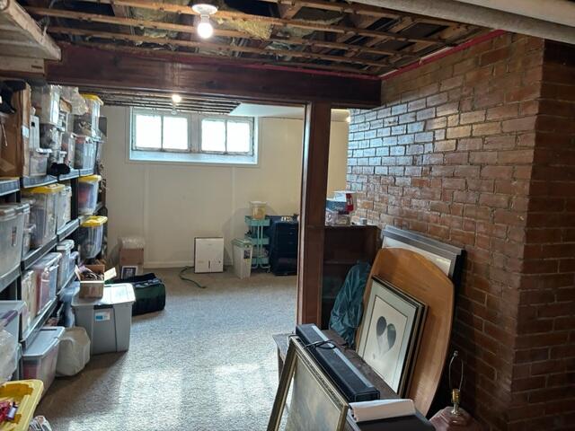 Before the basement was waterproofed by our crew