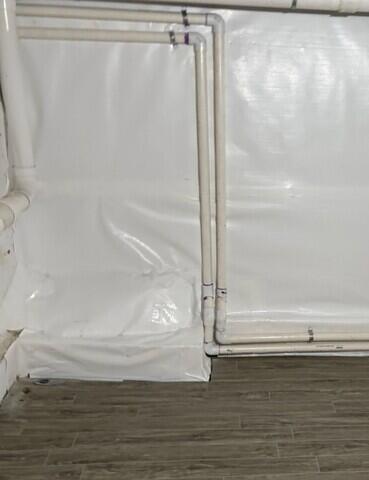 CleanSpace is a strong vapor barrier that directs water into the WaterGuard drainage system.