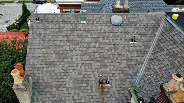 This is what the old roof looked like. This photo was taken upon the initial inspection.