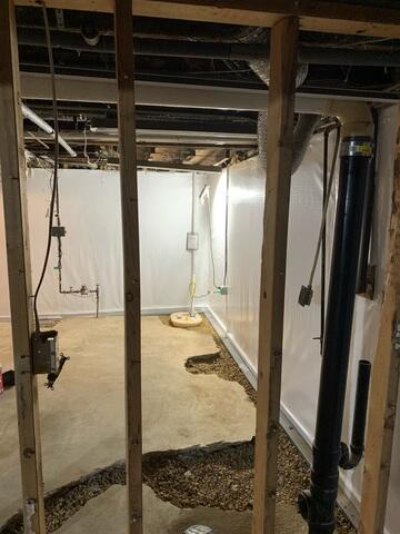 During: Our Foreman, Luis, and his crew succesfully installed all the products throughout the basement.