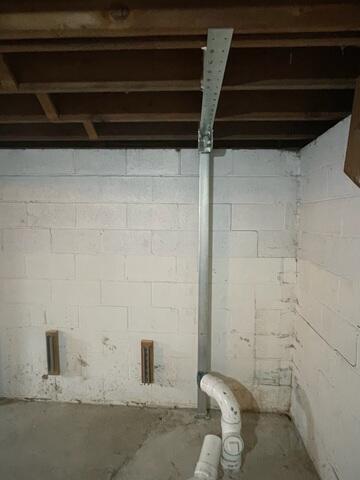 During: Our Foreman, Aaron, and his crew successfully secured all the PowerBraces along the struggling walls.