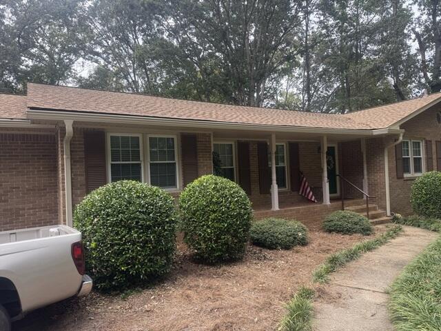 After:  Gutter Shutter Gutter Guard Protection System will keep his home safe from clogs, pull away and damages in the future.  The lifetime warranty provides many homeowners peace of mind, knowing they'll never have to worry about their gutters again.