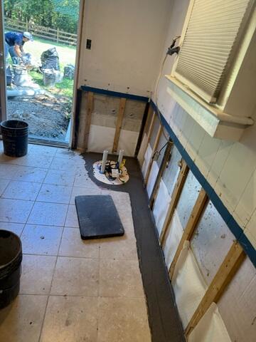 To ensure reliable water removal during heavy rains or power outages, we installed our TripleSafe Sump Pump, offering triple protection for maximum peace of mind.