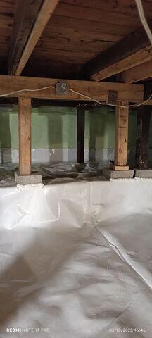 Vide sanitaire entièrement encapsulé avec revêtement CleanSpace®