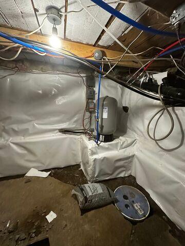 SuperSump pump installed