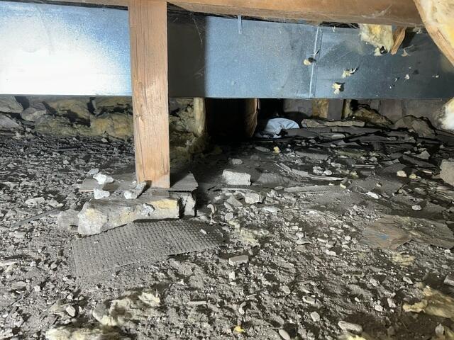 Before: The homeowner worried about the sturdiness of their foundation.