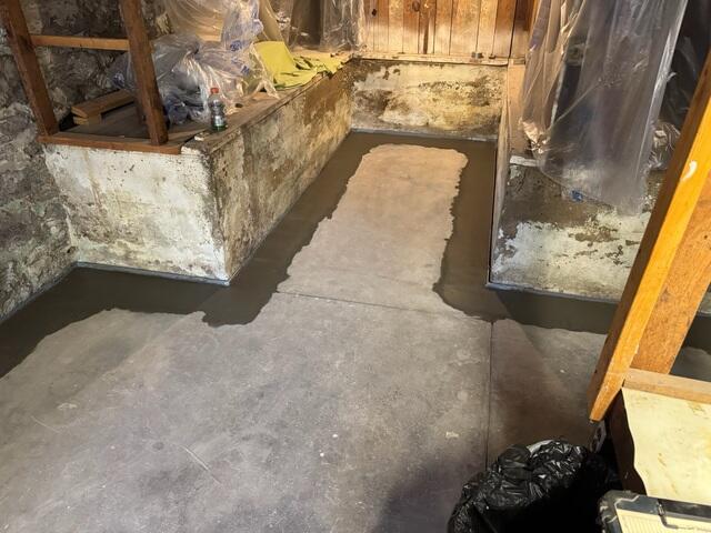 Another view of the completed WaterGuard system showing a clean and professional finish.