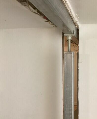 The SmartJacks and supplemental beams have stabilized this space so the homeowners can repair and enjoy their home without worrying about its structural integrity.