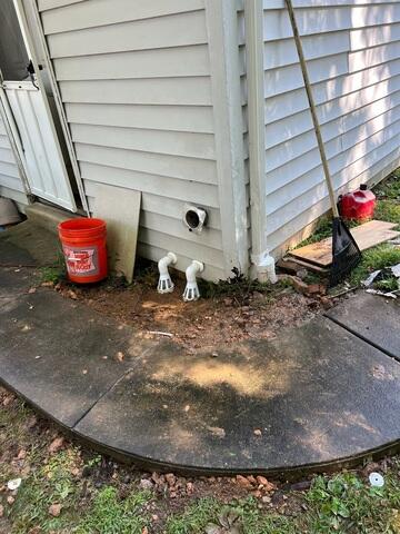 We installed our IceGuard Discharge Line System to protect the entire waterproofing solution's functionality throughout the winter. If the main discharge line freezes or becomes blocked, IceGuard automatically allows the sump pump to continue safely ejecting water, preventing a system backup and the resulting flood risk inside the basement.