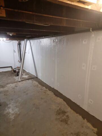 Basement waterproofed