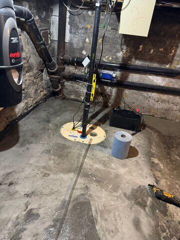 Triple Safe Sump Pump and WaterGuard installation
