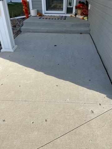 After our crew lifted the walkway with PolyLevel