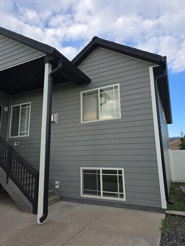 After the wrap, the post is fully protected